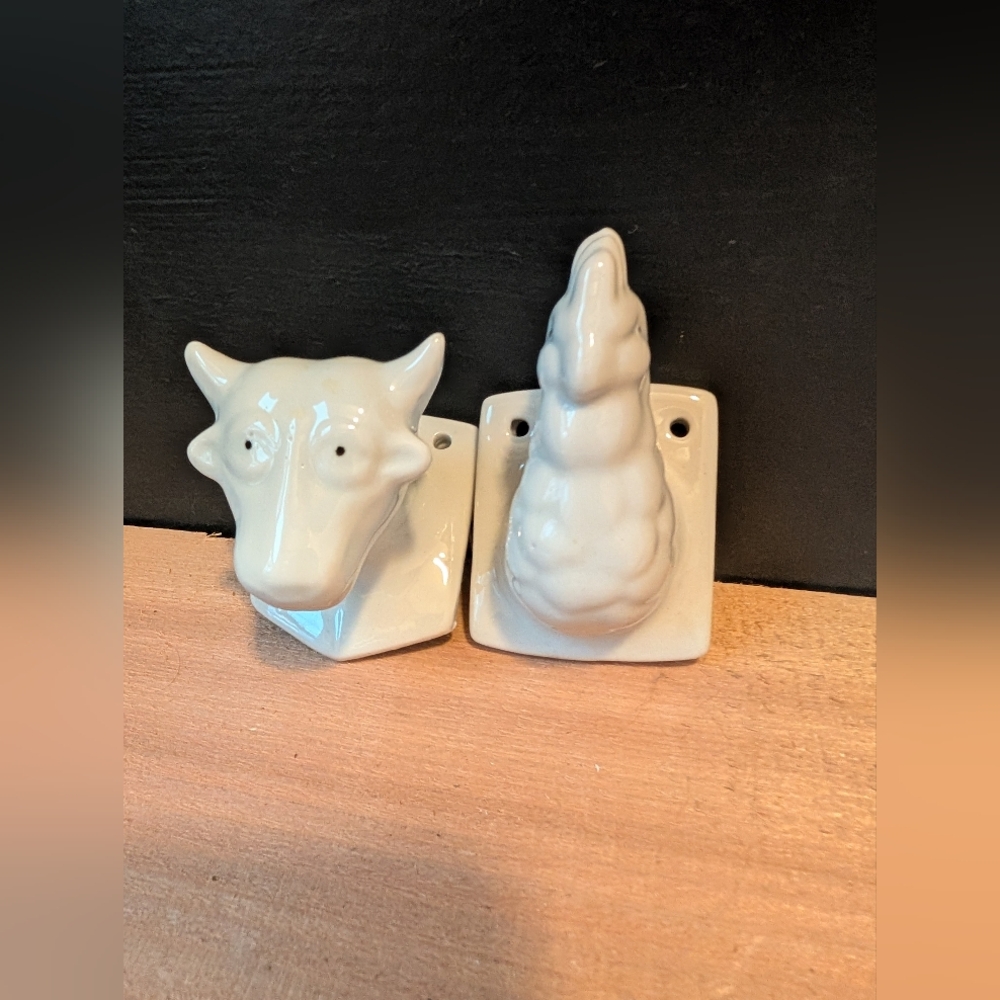 Vintage Ceramic Animal Coat Hooks